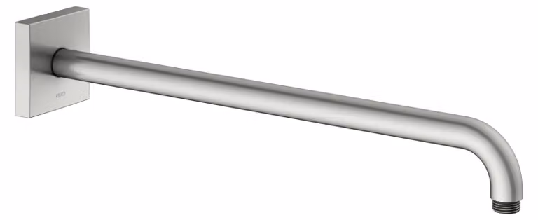 Bras de douche KEUCO, forme rosace carrée, 450mm, 53088060402, 53088060402