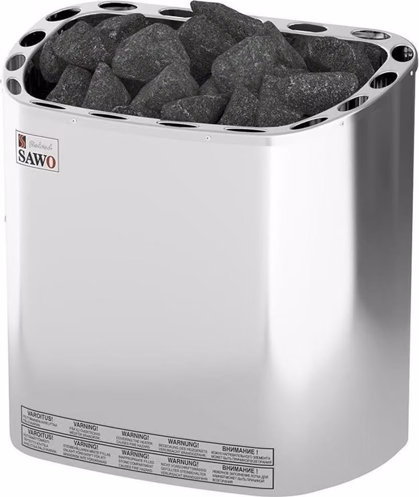 Stufe per sauna Sawo Scandia, 9,0 kW | Richiede un'unità di controllo separata | SCA-90NS-Z-C