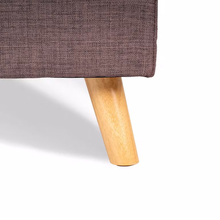 Home Deluxe - Piedini per mobili in legno DEDO - 12 pezzi, colore: marrone chiaro, altezza: 15 cm, viti incluse I Piedini per divani Piedini per divani Piedini per mobili