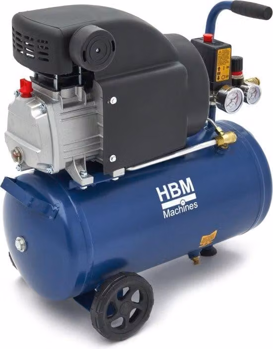 Compressore lubrificato a olio HBM da 24 litri