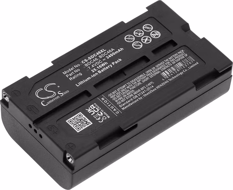 TECHTEK Batteria compatibile con [Sokkia] a SET300, DL30, GIR1600 DGPS Receiver, GIR1600 GPS Receiver, GM52-S, GRS-1, GRS-1 Mobile GIS Mapping System