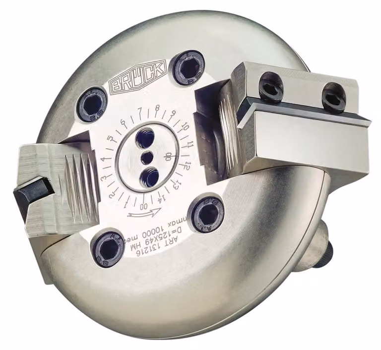 Testa portautensili orientabile CNC BRÜCK Z 2 SYNCRO 5 125 x 50 mm S = 25 mm regolabile da +/- a 75° | 131216