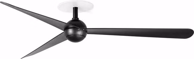 SFERA RECESSED M Ventilatore da soffitto nero
