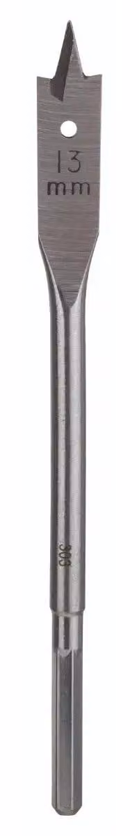 Bosch 2609255260, trapano, punta piatta, 1,3 cm, 155 mm, calcestruzzo, legno duro, calcestruzzo leggero, legno medio-duro, cartongesso, legno tenero, legno, 5,5 mm