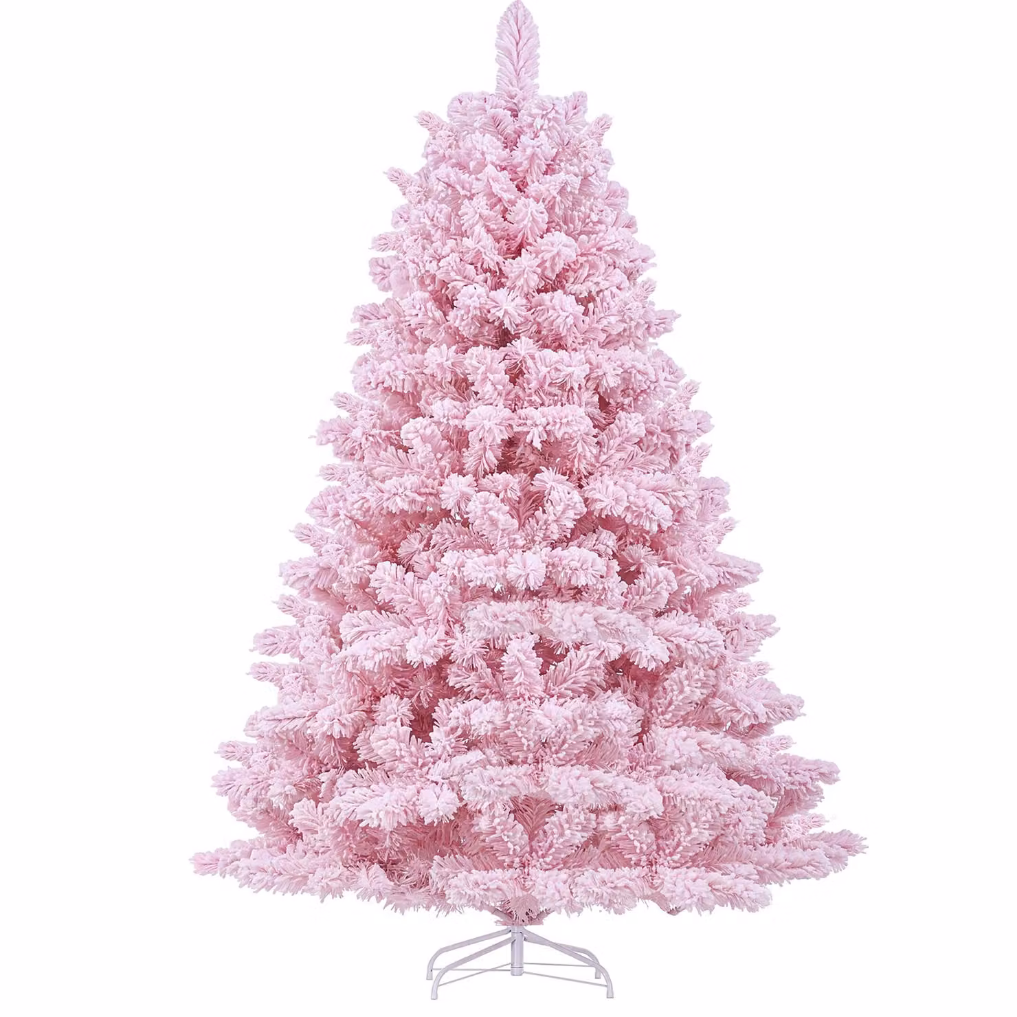 GTPLAYER: Albero di Natale artificiale, decorazioni natalizie, altezza 195 cm, materiale PVC, con oltre 1000 punte, rami rinforzati con nastri decorativi e biglietti di auguri