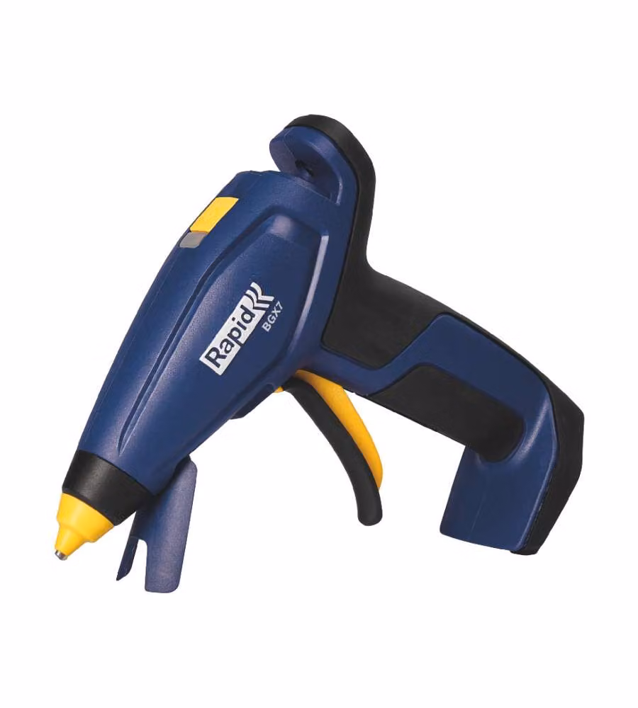 Rapid Pistola per Colla a Caldo Blu BGX7 - Batteria Ricaricabile 3,6V