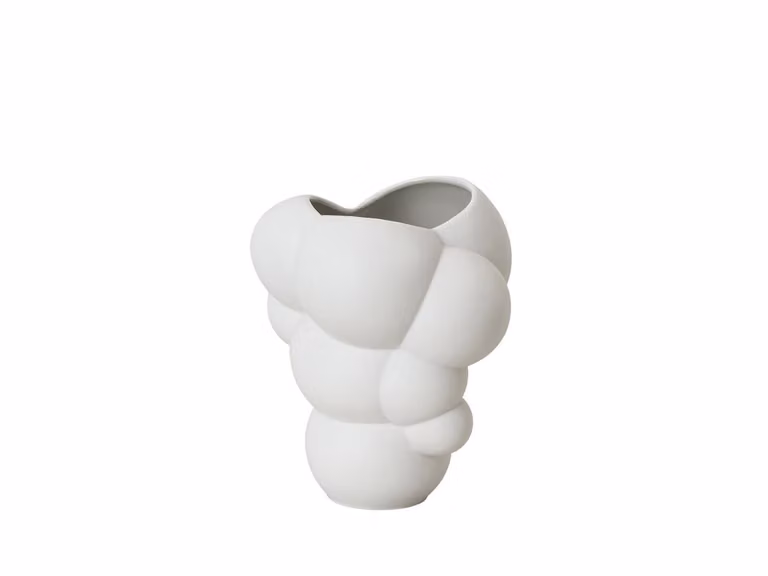 Skum Vaso Bianco Opaco - H. 14