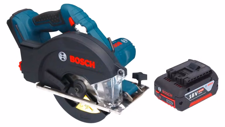 Bosch GKM 18V-50 Sega circolare professionale a batteria per metalli 18 V 136 mm brushless + 1x batteria ricaricabile 4,0 Ah - senza caricabatterie