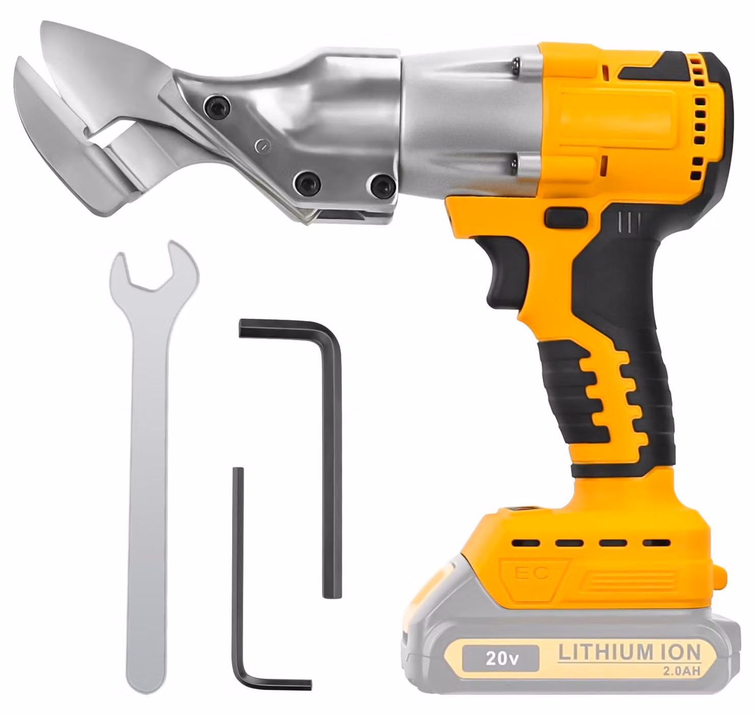 Forbice metallica senza spazzole per utensili DeWalt a batteria da 20V, spessore di taglio da 1,8 a 2,5 mm