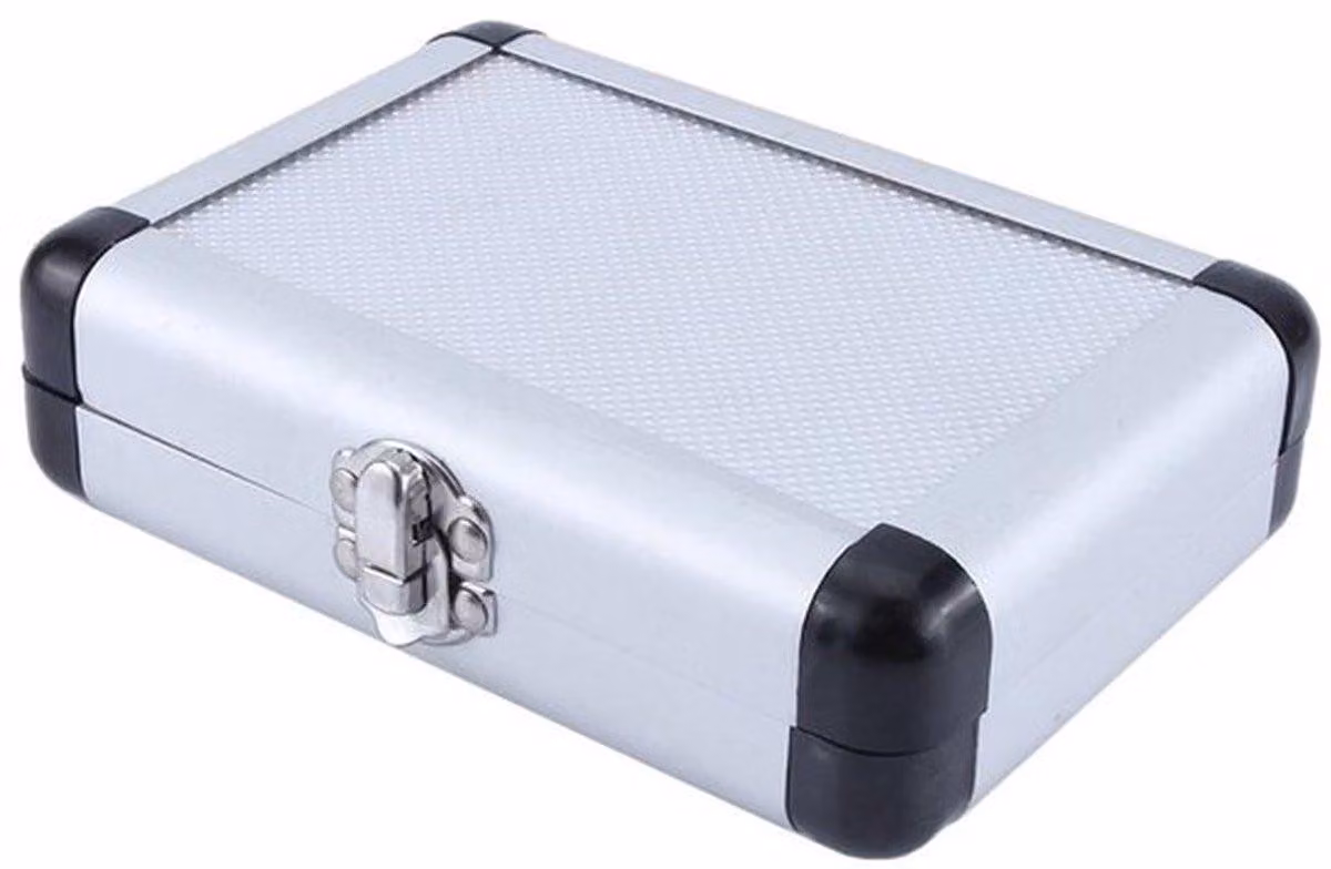 Set professionale da 5 pezzi di punte da trapano a gradini in HSS, con 50 dimensioni e custodia in alluminio, per una foratura e un taglio di fori precisi