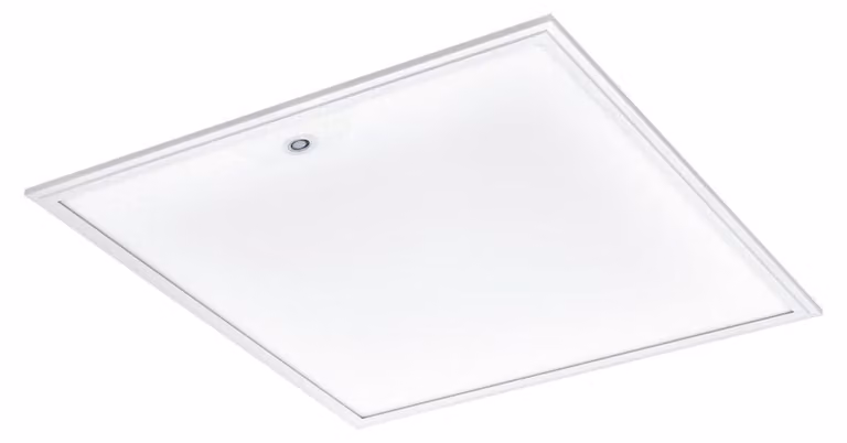 EGLO Salobrena Pro, quadrato, per soffitto, bianco, alluminio, plastica, ufficio, IP20