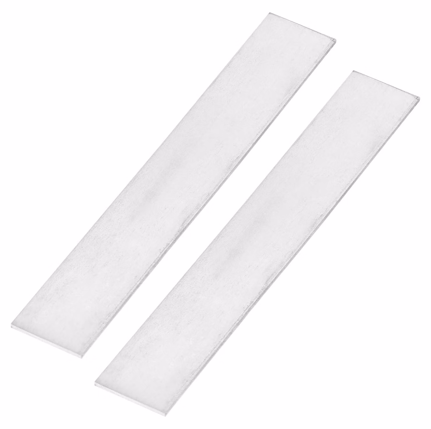 Confezione da 2 lastre di zinco, purezza 99,995%, dimensioni 2x25x150 mm