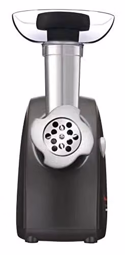 Tritacarne elettrico Moulinex HV4 Successor nero e argento con insaccatore, potenza 400W, L/P/H: 32,4 x 19,4 x 32,0 cm – 4