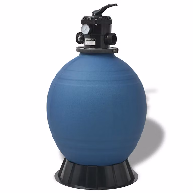 Filtro a sabbia per piscina vidaXL in plastica blu Ø 55.9 x 96.5 cm