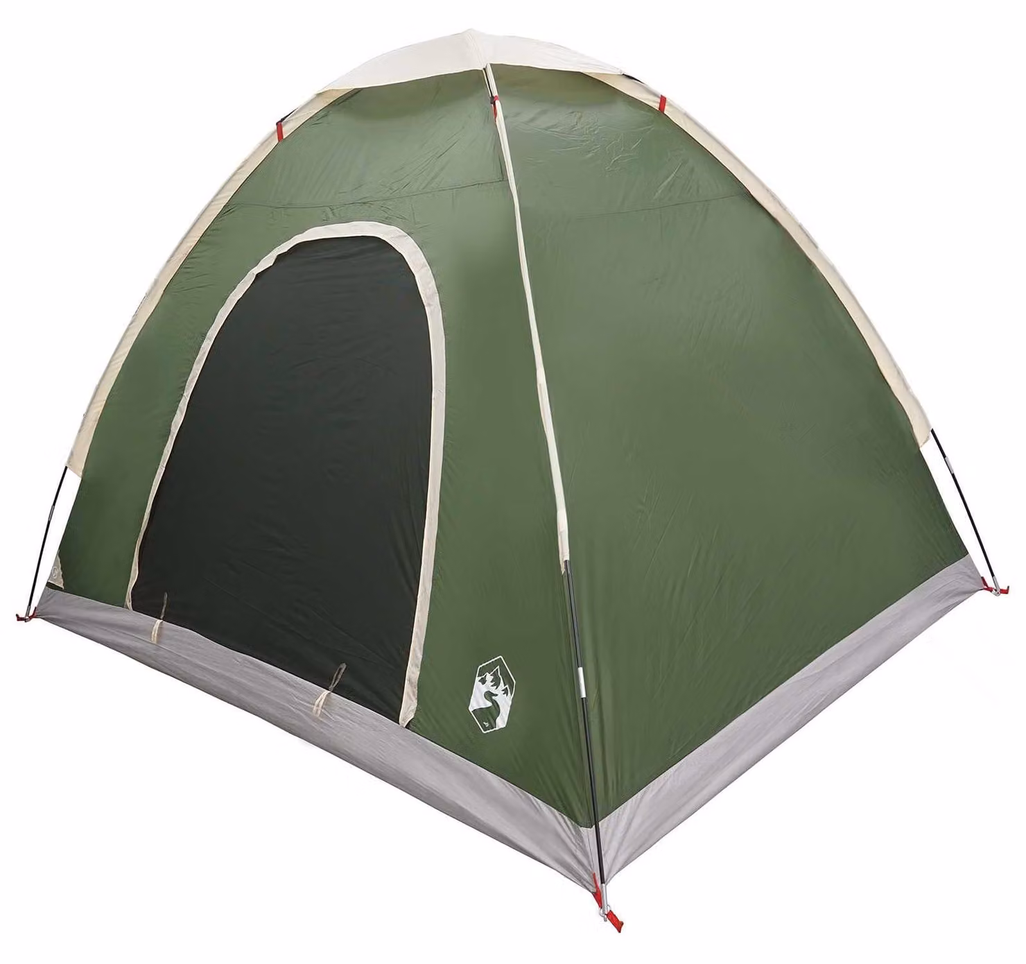 Tenda da campeggio con tetto verde, dimensioni 190 x 140 x 105 cm