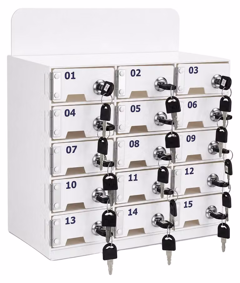 Memoria per telefoni cellulari, design da parete, funzioni di blocco di sicurezza, BIANCO