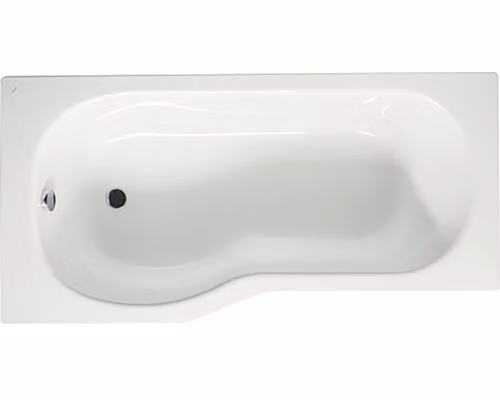 Jika Tigo - Vasca asimmetrica, 1600x800x430 mm, sinistra, bianco H2212100000001