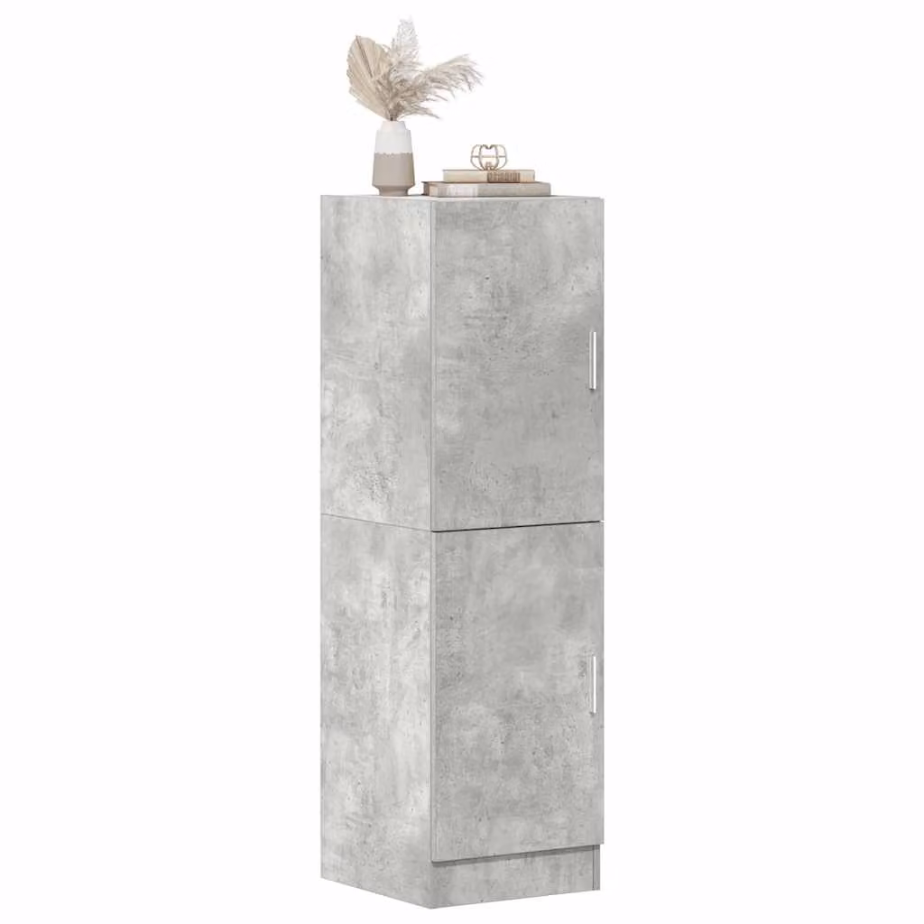 Mobile da cucina moderno vidaXL in MDF grigio opaco L/P/H: 38 x 41,5 x 131,5 cm