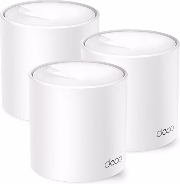 Sistema Mesh WiFi 6 TP-Link Deco X10 AX1500 Dual Band, 3 Nodi, Bianco