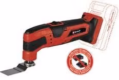Multi elettroutensile Einhell Tc Mg 18 Li Solo POWER X-CHANGE 18V rosso (batteria non inclusa)