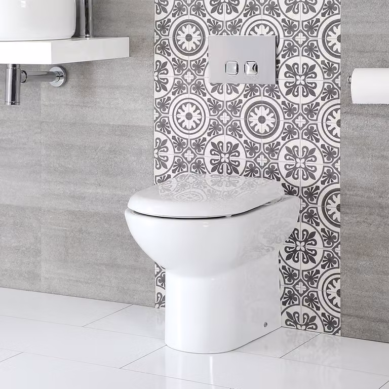 Wc Filoparete Rotondo Con Copriwater Soft-Close – Ashbury