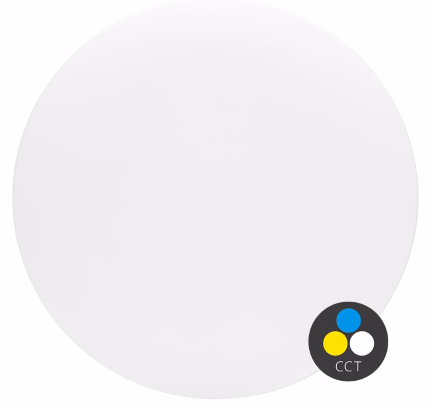 Plafoniera a LED Ecolite, rotonda, 32 W, 2680 lm, temperatura di colore, grado di protezione IP44, bianca, WCLR-32W/CCT