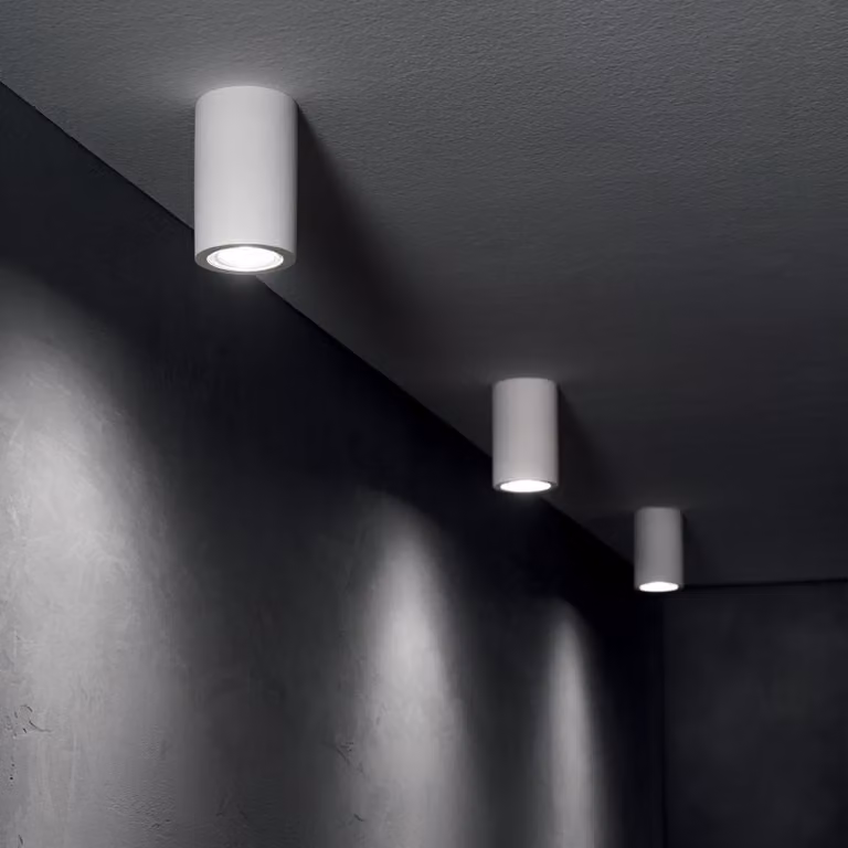 Lampada Da Terra Look 28W Gesso Dimmerabile IP20 Ideal Lux
