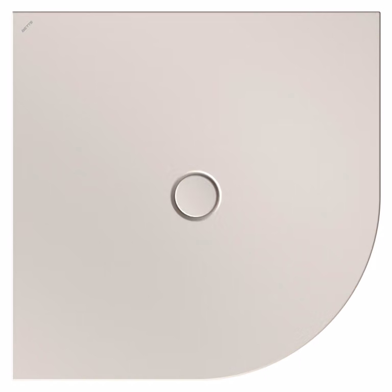 BetteFloor Corner receveurs de douche quart de cercle avec BetteGlasur Plus, 1000x1000mm, 5451-423PLUS, 5451-423PLUS