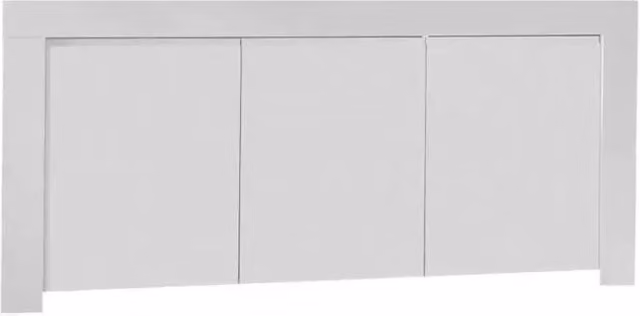 Buffet 3 ante, collezione FOLOMI, colore bianco lucido lacato