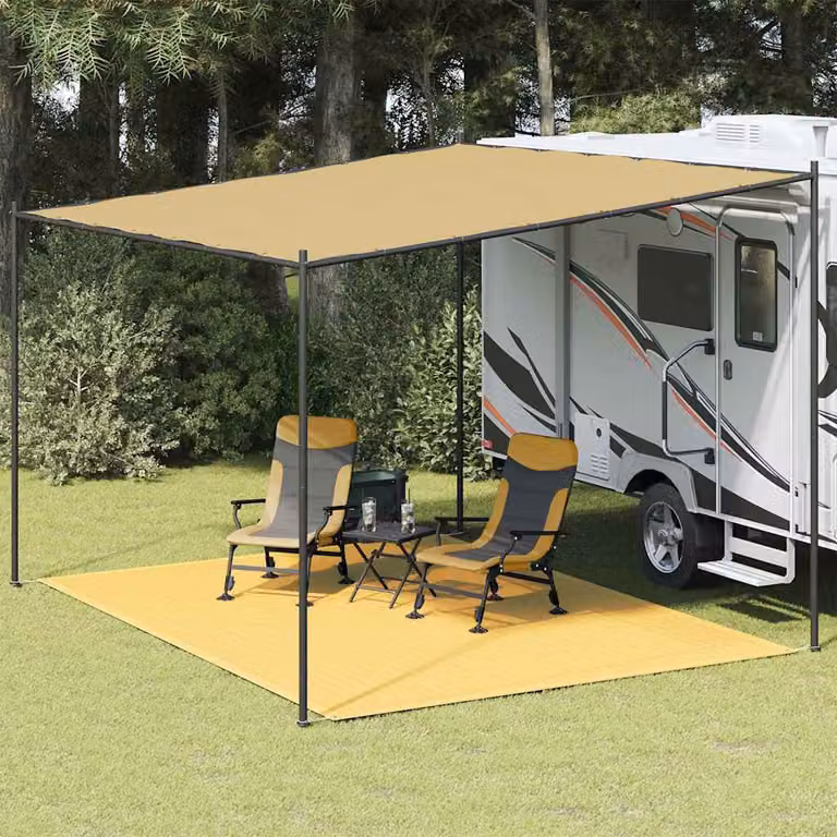 Tappeto da esterno vidaXL beige in polipropilene L: 300 cm x P: 400 cm