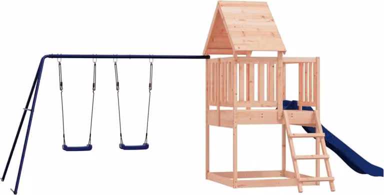 Set da Gioco da Esterno in Legno Massello di Douglas
