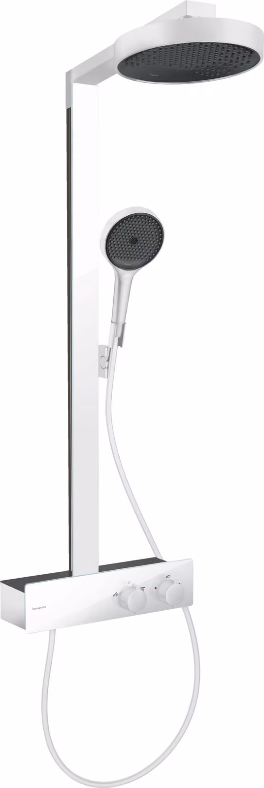 hansgrohe Rainfinity système de douche 250, 1 type de jet économisant leau, ShowerTablet 350, 28742700, 28742700