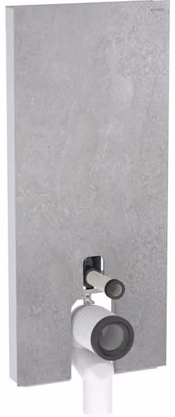 Geberit Monolith PLUS module sanitaire pour WC au sol, 114cm, entrée deau derrière au centre, avec coude de raccordement, 131.233.JV.7, 131.233.JV.7
