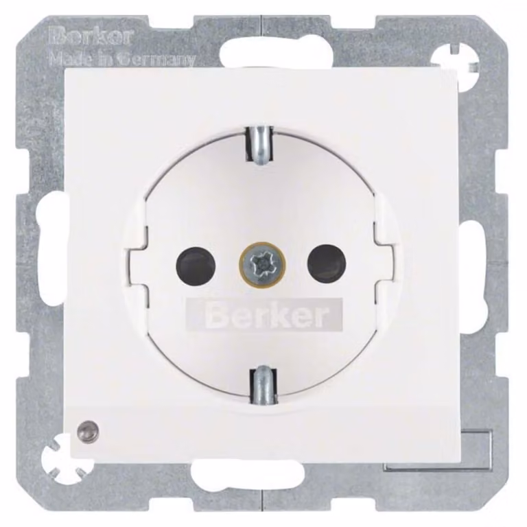 Berker SCHUKO presa di corrente pws/matt Luce di orientamento LED 41091909