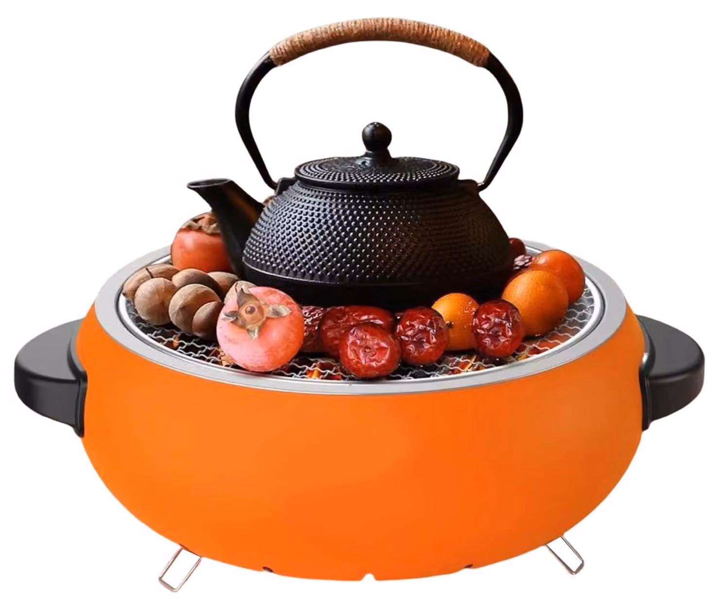 Griglia per barbecue resistente al calore e mobile