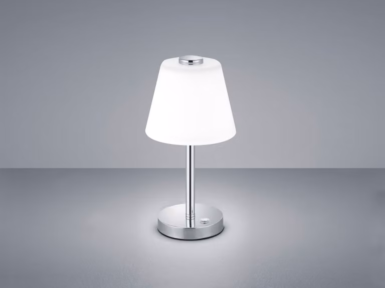 Lampada da tavolo cromata EMERALD di Trio 525490106
