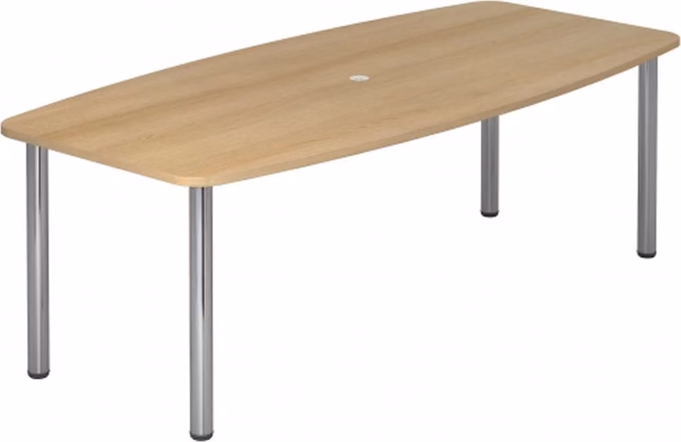 HAMMERBACHER VKT22C/E Konferenzt.Chrom 220cm eiche