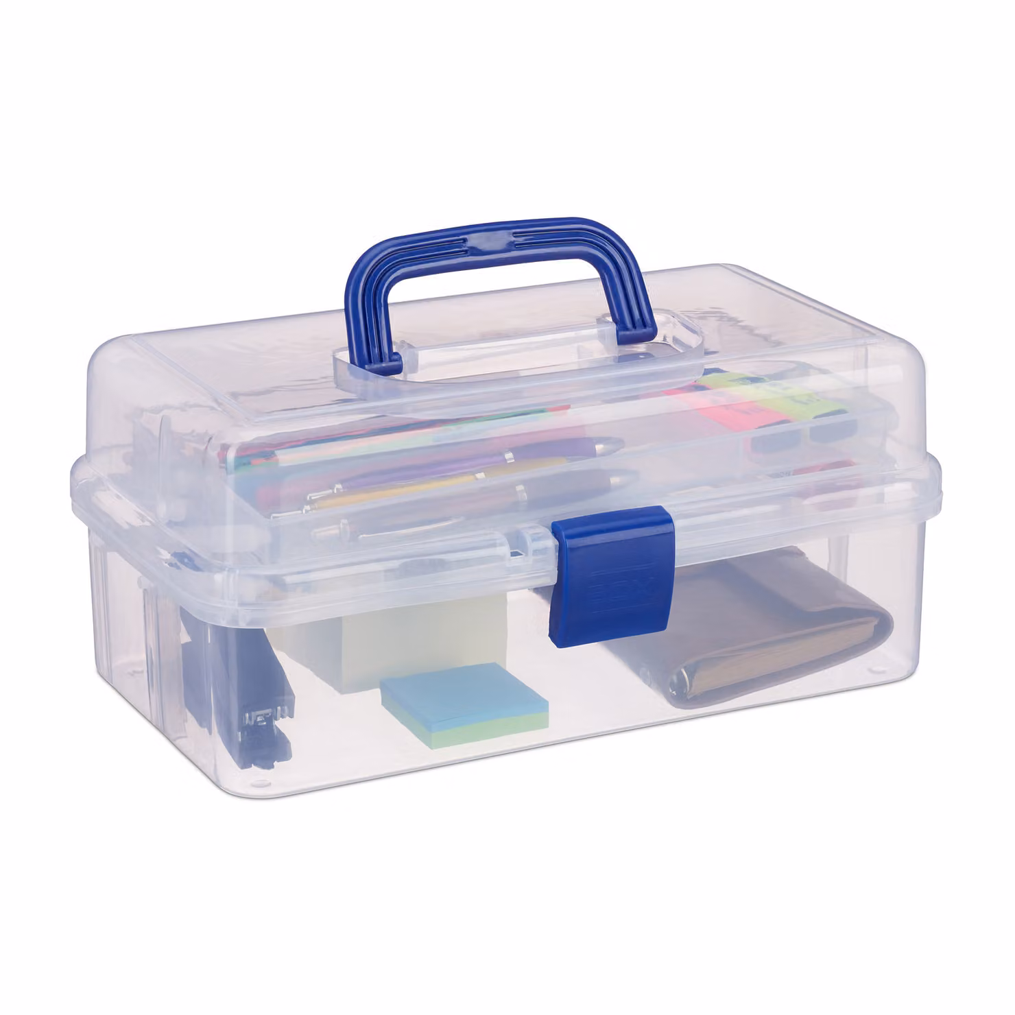 relaxdays 10024158_45 relaxdays Aufbewahrungsbox transparent 33,0 x 39,0 x 17,0 cm