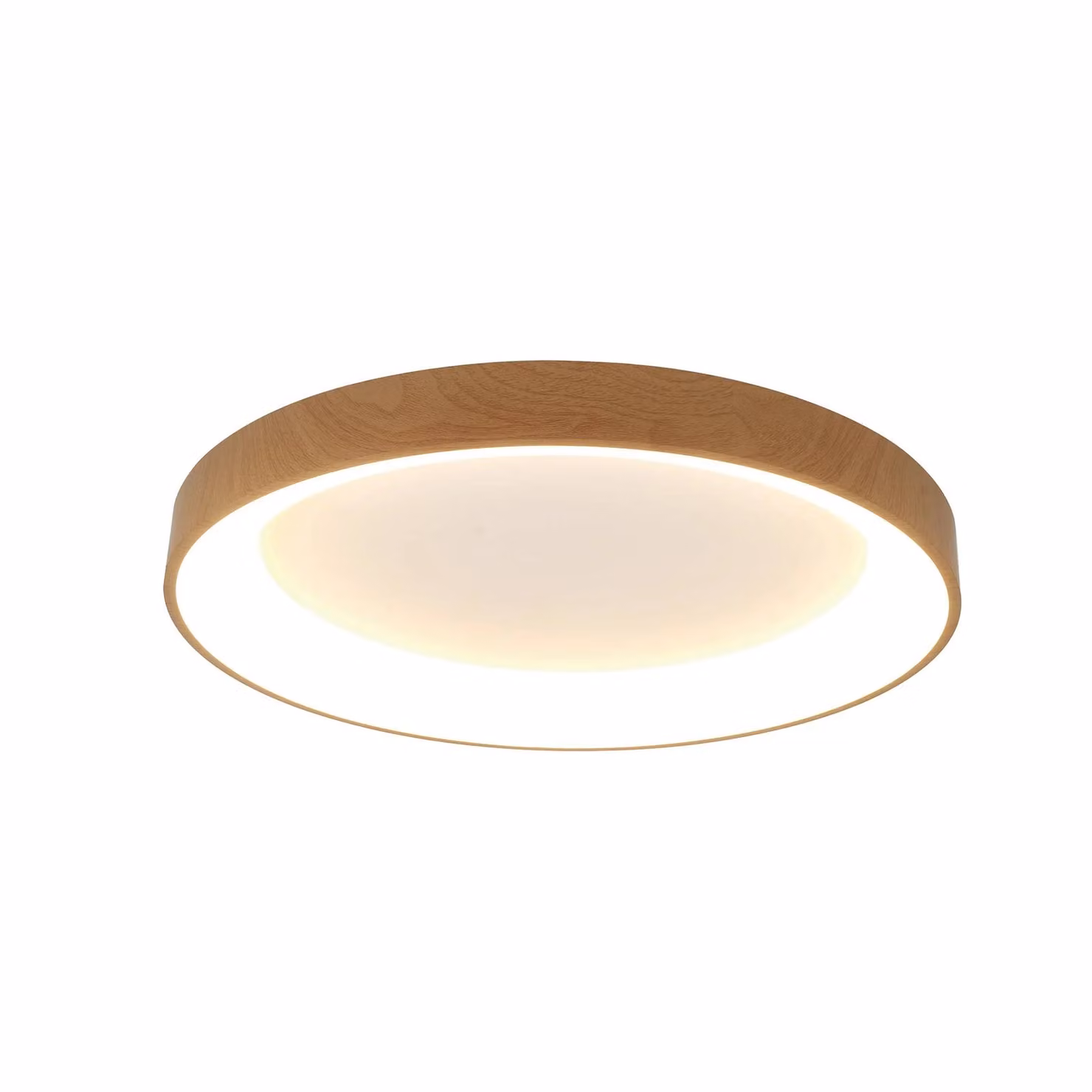 Mantra Iluminación Plafoniera a LED Niseko II, dimmerabile, Legno chiaro, Soggiorno / Sala da pranzo, Alluminio, Moderno, Plafoniera LED