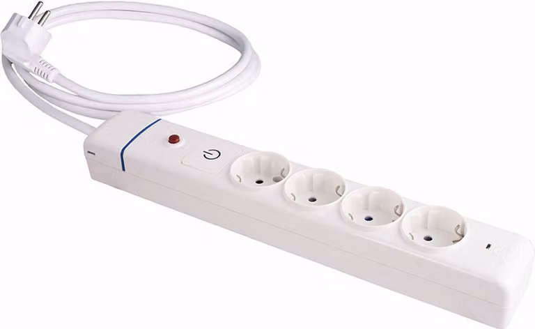 Presa di corrente con 4 prese con interruttore Solera 41ilso 250 V 16 A (1,5 m)