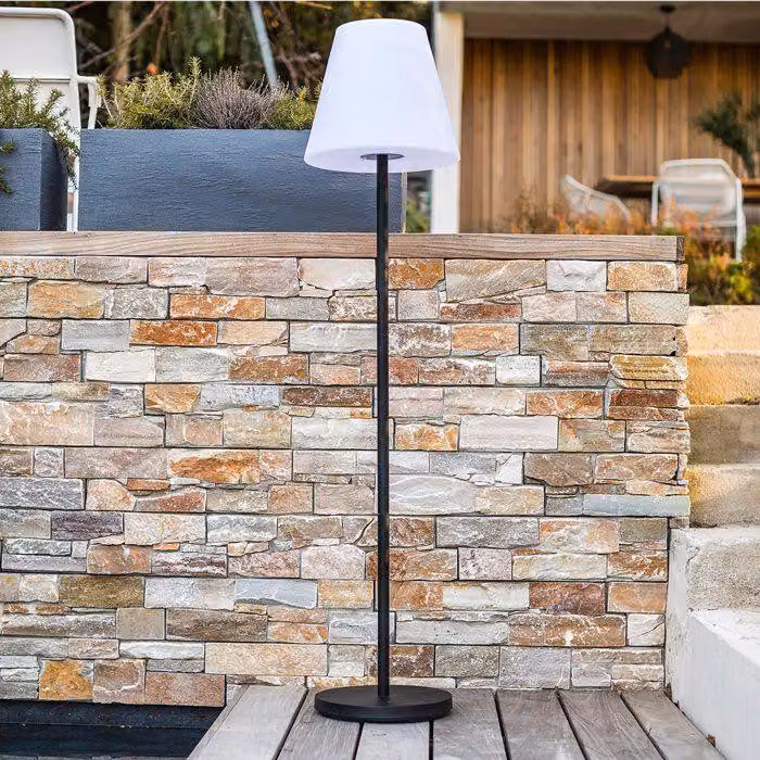 Lampada da esterno a energia solare - LUMISKY - STANDY SOLAR 150 - LED bianco caldo dimmerabile - Ricaricabile - H150 cm