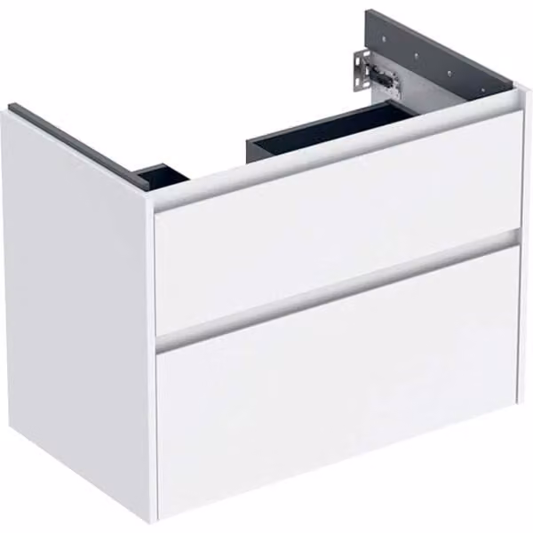 Geberit Renova Plan armoire sous lavabo, avec deux tiroirs, 79,4x60,6x44,6cm, 504.030.01.1, 504.030.01.1