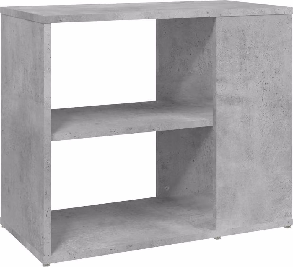 Credenza Grigio Cemento 60x30x50 cm in Legno Multistrato