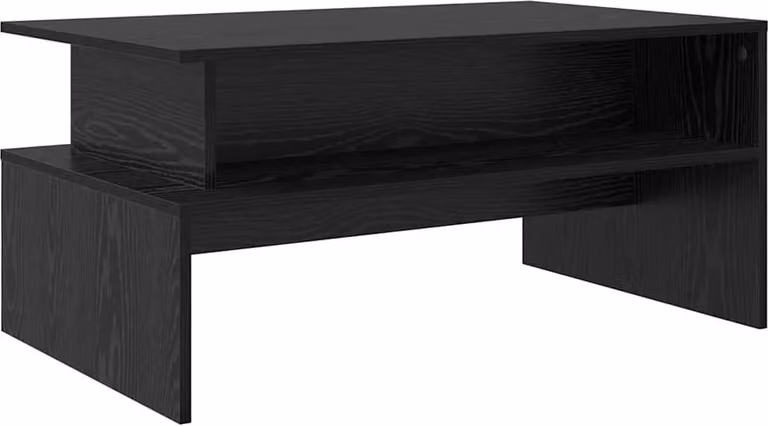 Tavolino da salotto Rovere Nero 90 x 55 x 42,5 cm