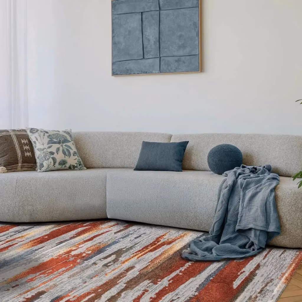 Tappeto Era Olivo Group Multicolore con Design Astratto Moderno L: 220 cm, P: 150 cm – 2