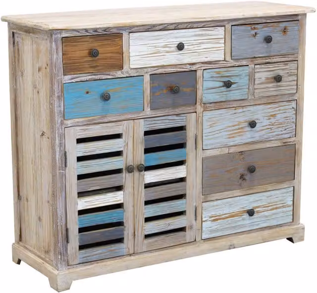 Credenza colorato in Legno cm 108x38x89 - FREDDY