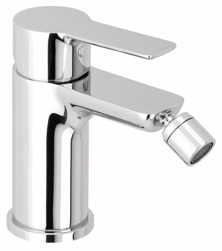 Miscelatore monoforo per bidet Herzbach MARE con scarico, cromato