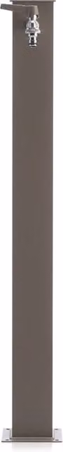 Fontana da Giardino con Rubinetto Belfer 42/Q in Metallo Colore Tortora/Grigio/Beige