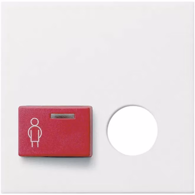 Gira 023203 Copertura Ackermann 73022 B / 73023 B Sistema 55 Bianco puro