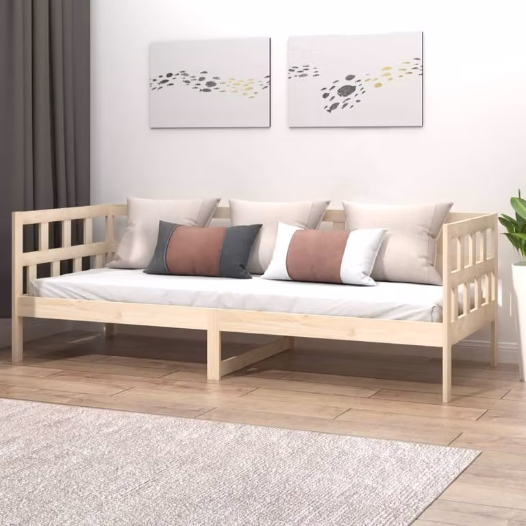The Living Store Letto da giorno in pino massiccio 90x190 cm